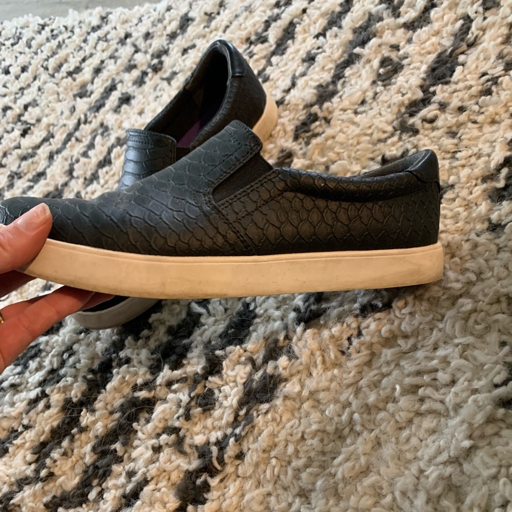 Dr. Scholl’s Women’s Madison Slip On Sneaker - Black Python - Picture 5 of 6